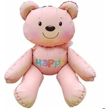 Retro Oturan Ayı Folyo Balon 77*70