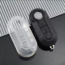 Fiat Bravo Şeffaf Anahtar Kılıfı
