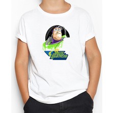 Buzz Lightyear Beyaz Çocuk Tişört