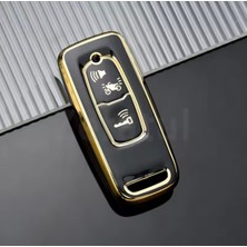 Honda Forza 2023-2024-2025 Anahtar Kılıfı Siyah-Gold