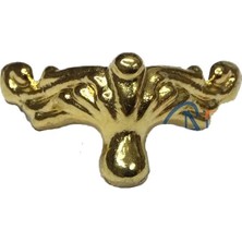 Köşe Etekli Sandık Ayağı Kutu Ayak 15 cm - Sarı 100 Adet - ARS7355-3502