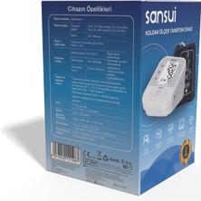 Sansui Geniş Manşonlu Koldan Ölçer Iki Hafızalı Tansiyon Aleti