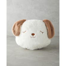 English Home Baby Dog Bebe Pelüş Dekoratif Kırlent 38x25 cm Beyaz