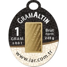 İAR 1 Gram 24 Ayar Külçe Altın