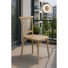 Sandalie 6 Adet Violet Cappucino Sandalye / Balkon-Bahçe-Mutfak