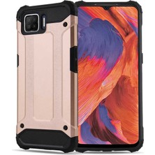Oppo A73 Kılıf Rntc Crash Silikon Kapak-Rose Gold