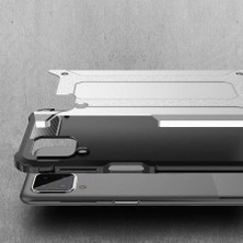 Galaxy M12 Kılıf Rntc Crash Silikon Kapak-Gri