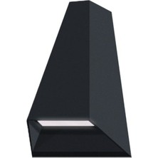 Mediterian Dış Mekan LED Aplik 2x3W Günışığı Antrasit Duy E27 Sarı Işıklandırma