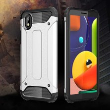 Galaxy A01 Core Kılıf Rntc Crash Silikon Kapak-Kırmızı
