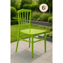 Sandalie 6 Adet Miray Yeşil Sandalye / Balkon-Bahçe-Mutfak