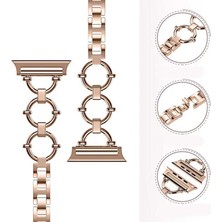 RonyTech ​​​watch 7 41MM Uyumlu Krd-56 Metal Kordon  - Rose Gold
