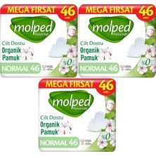 Molped Pure&soft Hijyenik Ped Normal 138 (3pk*46) Adet Mega Pk