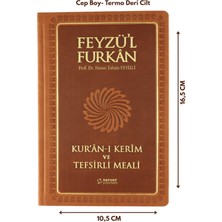 Feyzü'l Furkan Kur'an-I Kerim ve Tefsirli Meali (Cep Boy - Mushaf ve Meal- Ciltli) Taba