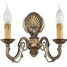 Mediterian İki'li Eskitme Mum Aplik Seti, Sıcak Atmosfer ve Şık Tasarım