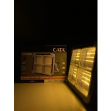 CT-4698 Miami Güneş Enerjili Solar 200 W LED Projektör - 6400K + 4000K + 3200K Çakar Işıklı