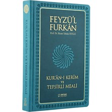 Feyzü'l Furkan Kur'an-ı Kerim ve Tefsirli Meali - Orta Boy - Mushaf ve Meal - Turkuaz
