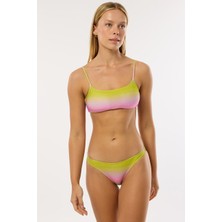 Ayyıldız 4636 Sarı Pembe Simli Bikini Takımı