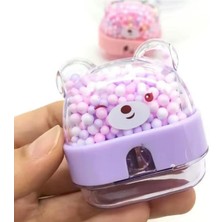 Köpük Toplu  Sevimli Ayıcık Kalemtıraş 1 Adet Hazneli