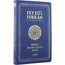 Feyzü'l Furkan Tefsirli Kur'an-ı Kerim Meali - Orta Boy - Ciltli - Mavi