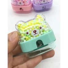 Köpük Toplu  Sevimli Ayıcık Kalemtıraş 1 Adet Hazneli