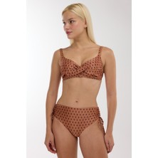Ayyıldız 5605 Bronz Simli Toparlayıcı Bikini Takımı