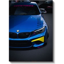 Tablofest Bmw M4 - Mavi Performans Canavarı Kanvas Tablo