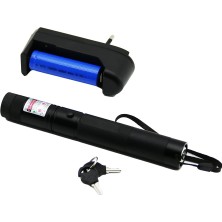 Green Lazer Siyah - Pil Şarjlı Yeşil Lazer Metal Kasa Büyük Beyaz Kutu (4767) - ARS9706-3456