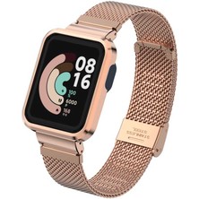 Xiaomi Redmi Watch (Mi Watch Lite) Uyumlu Krd-59 Metal Kordon Zore - Colorful