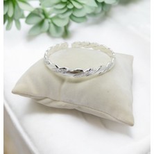 Dinalis Jewelry Çelik Burgu Kelepçe Bilezik