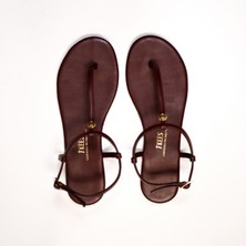 Kadın Bordo Sandalet