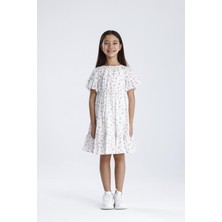 Mia Baby Kısa Kol Desenli Elbise