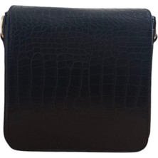 Motto Collection Çapraz Kadın Çantası Siyah Kroko 1291