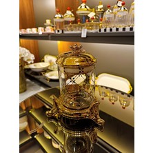 Kıng Kavanoz Küçük 15 cm Full Gold