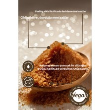 Lucille %100 Vegan Kahve Aromalı Şekerli Body Scrub , Nemlendirici Vücut Peelingi - 250 gr