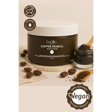 Lucille %100 Vegan Kahve Aromalı Şekerli Body Scrub , Nemlendirici Vücut Peelingi - 250 gr