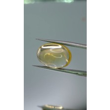 9.75CT 16.6X11.8MM Oval Cabachon Natural Citrine