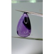 16.70 ct 22.8X13.1 mm Pear Cabachon Natural Star Amethyst