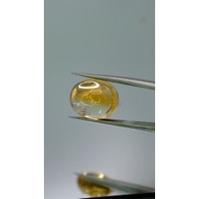 9.20 ct 13.4X11.1 mm Oval Cabachon Natural Citrine