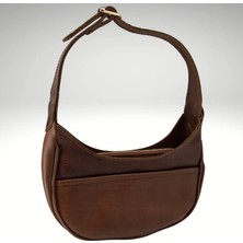 NV Sisters Siena Hakiki Deri Kadın El Çantası Renk Taba