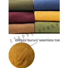 Steppe Berry 6'lı Erkek Dikişsiz Bambu Soket Çorap