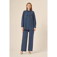 FTZ Women Kadın Tansel Takım  İndigo 31108