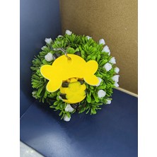 Arı Temalı Kartlı Anahtarlık Hediyelik 15 x 10  cm  Kart (25 Adet )