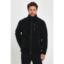 Erkek Polar Tam Fermuarlı 3 Cepli Outdoor Polar Ceket Tactical Flecee Polar-Gns