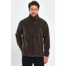 Erkek Polar Tam Fermuarlı 3 Cepli Outdoor Polar Ceket Tactical Flecee Polar-Gns