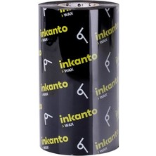 Inkanto Wax Ribon 300MT x 90 mm "inkanto", Premium Wax Ribon. Barkod Yazıcı Kartuşu.