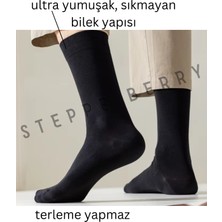 6'lı Erkek Çok Renkli Dikişsiz Bambu Soket Çorap