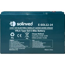 12V 14AH Vrla Tipi Elektrikli Bisiklet Aküsü 2 Yıl Garantili (5 Adet)