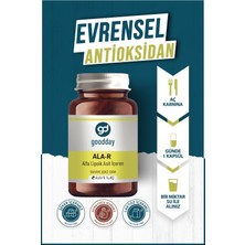 Goodday Ala-R 30 Kapsül Sodyum ile Alfa Lipoik Asit İçeren Bitkisel Antioksidan