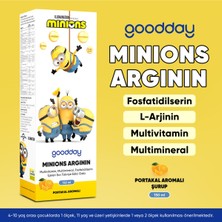 Goodday Minions Arginin 150 ml - L-Arjinin ve Fosfatidilserin İçeren Çocuk Multivitamini