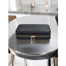 Teknotrust Kişiye Özel Isimli Baskı Büyük Boy  14×21 Takı Saklama Kutusu Seyehat Çantasi Ahşap Kasa